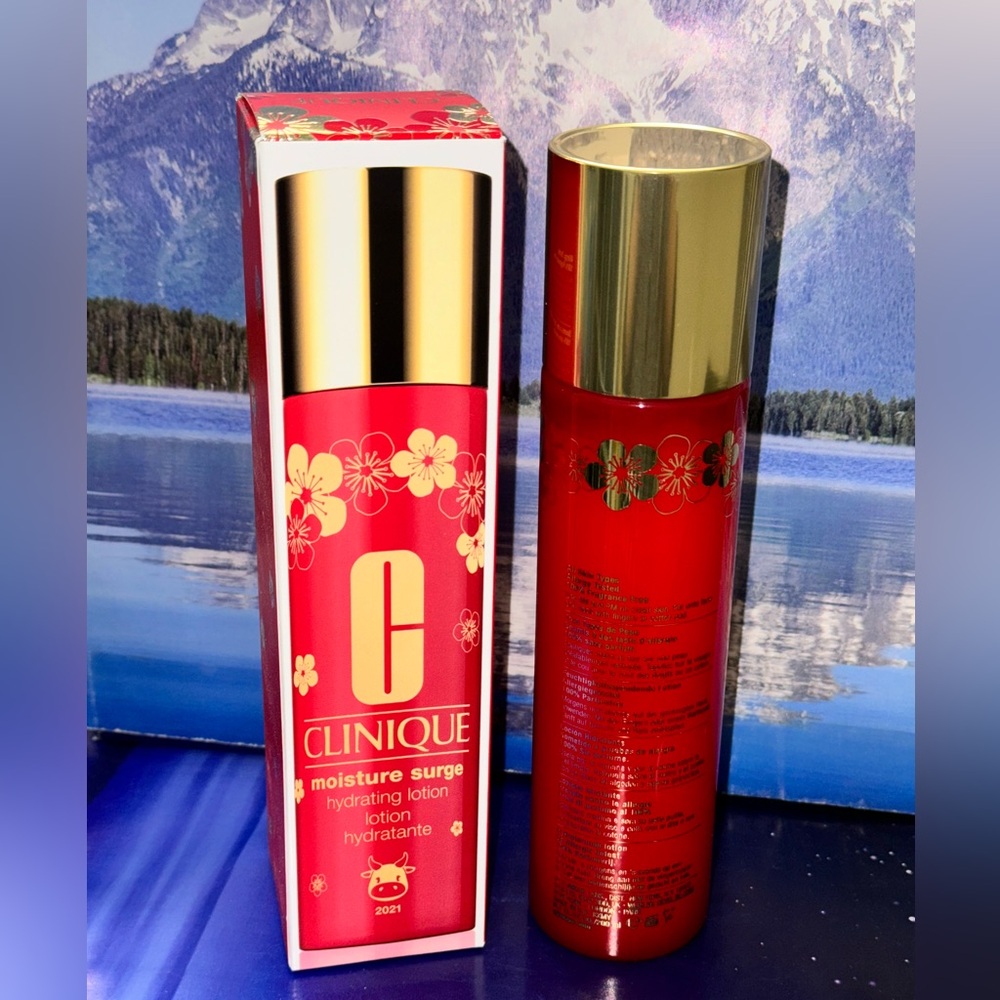 NIB NWT Limited Edition Year of the Ox Clinique Moisture Surge Hydrating Lotion